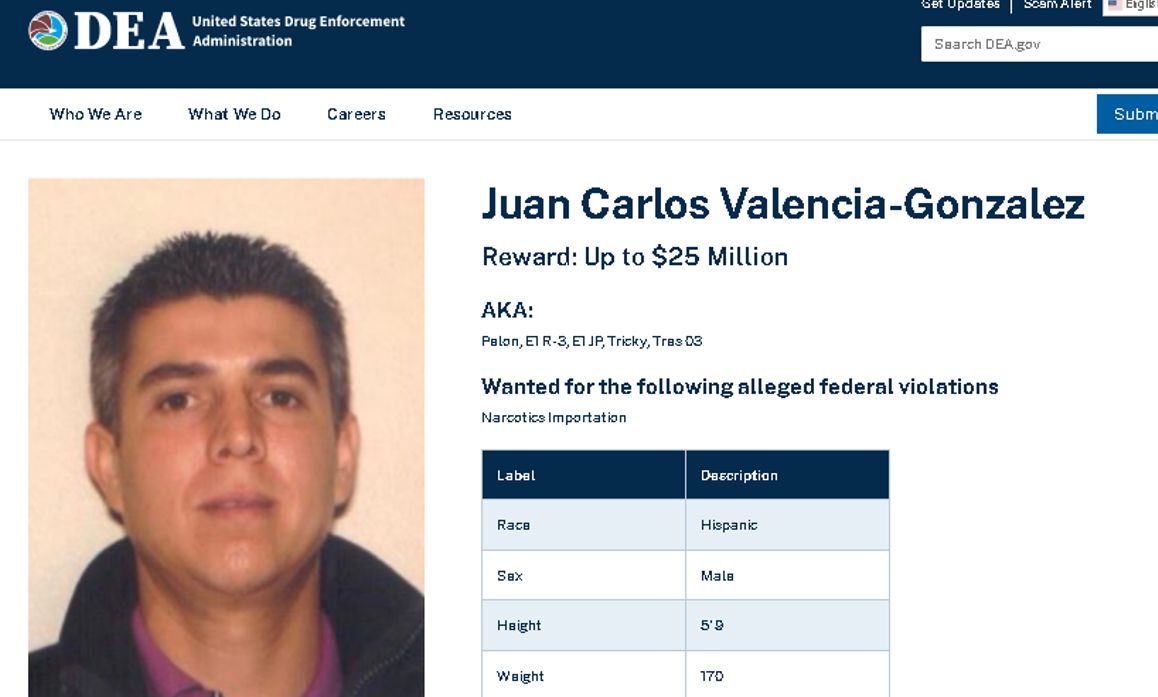 Trabajo Recompensa por ‘El 03’, presunto nuevo líder del CJNG, alcanza 25 millones de dólares, cifra histórica.
