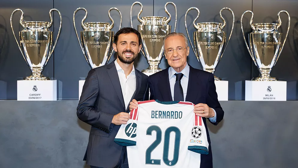 LaLiga: El Real Madrid presenta a Bernardo Silva: “Jugar en un equipo con 15 Champions no es para todos”