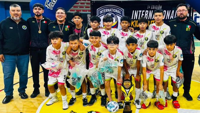 Equipo de futbol infantil de Tijuana solicita ayuda para salir de Colombia tras sismo de magnitud 7.4.