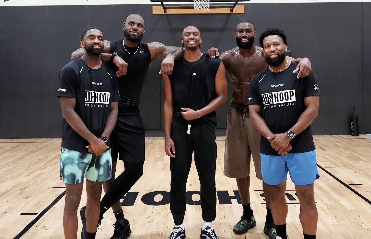 NBA: LeBron James ya se entrena junto a Jaylen Brown y Tyrese Maxey previo a jugar juntos en los Sixers