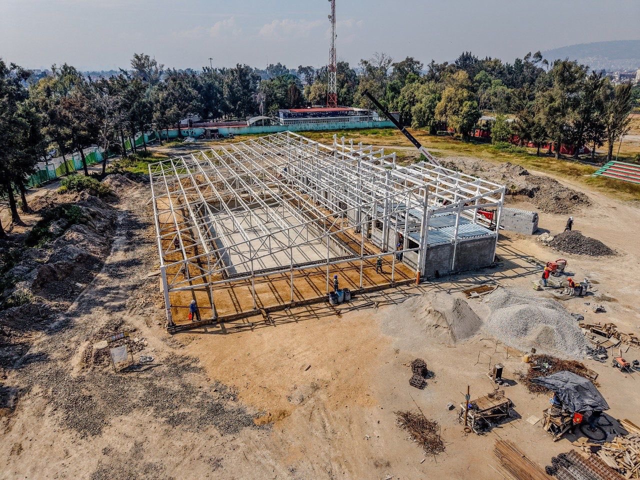 Las obras continúan en proceso