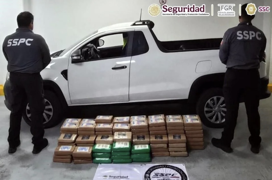 Cae sujeto en Tlalpan con 217 kilos de cocaína en camioneta