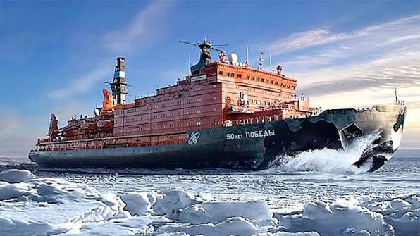 Rompehielos nuclear ruso