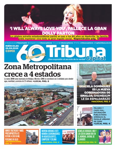 Cubierta de la versión impresa del 25 Ago 2026