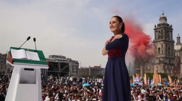 Claudia Sheinbaum cierra en el Zócalo su gira por el segundo informe de gobierno; SSC reporta movilización y alternativas viales