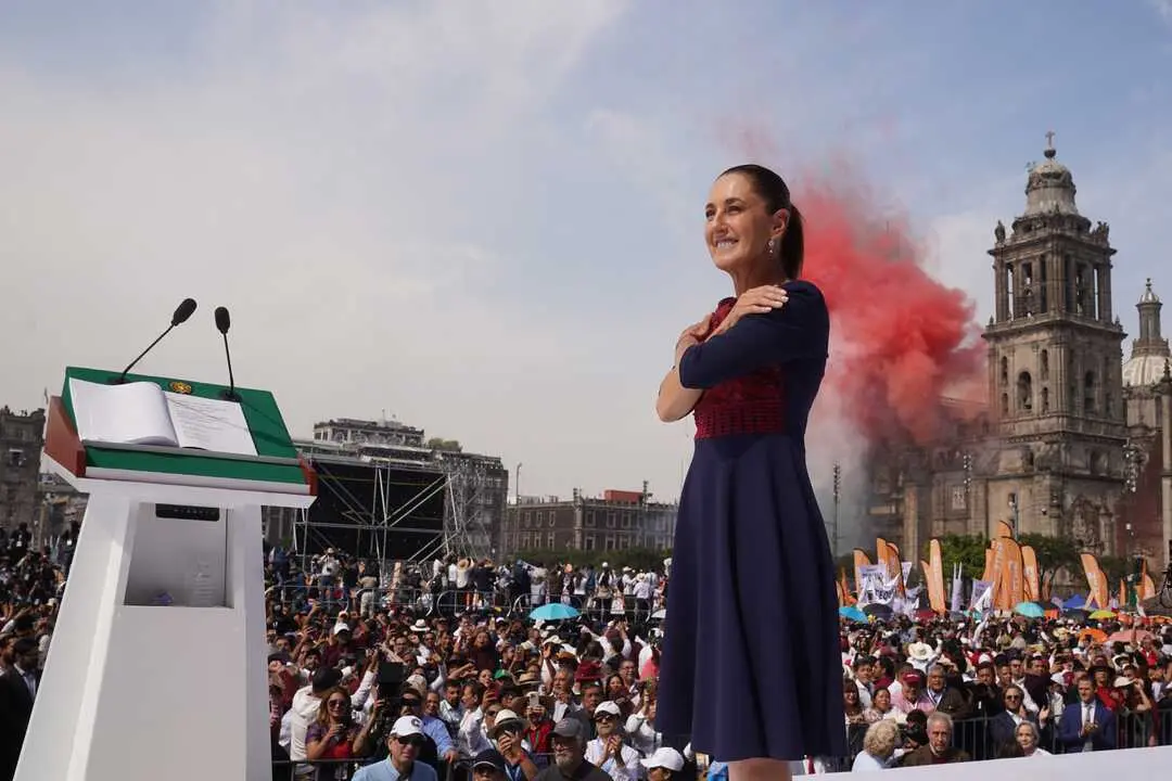 Claudia Sheinbaum cierra en el Zócalo su gira por el segundo informe de gobierno; SSC reporta movilización y alternativas viales