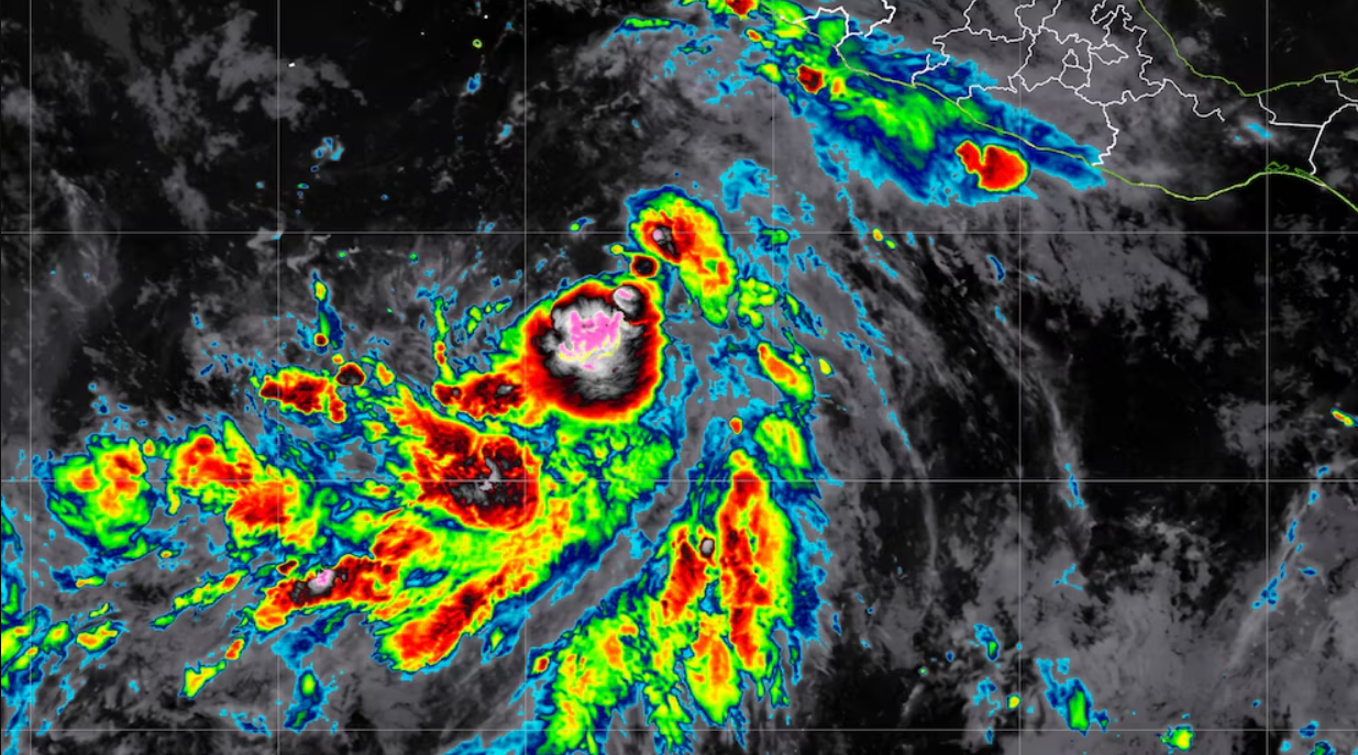 Tormenta Tropical Marie se forma en el Pacífico