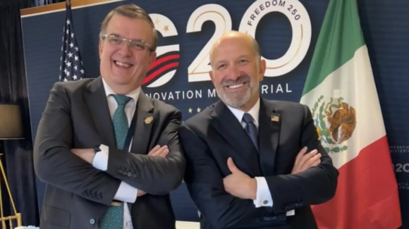 Ebrard se reúne con Howard Lutnick en G20 para abordar temas de tecnología y comercio