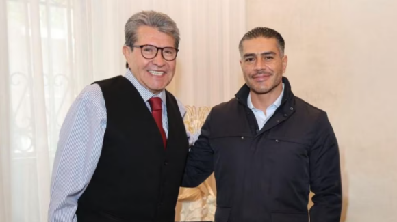 Ricardo Monreal se reúne con Omar García Harfuch previo a la glosa del Informe Presidencial