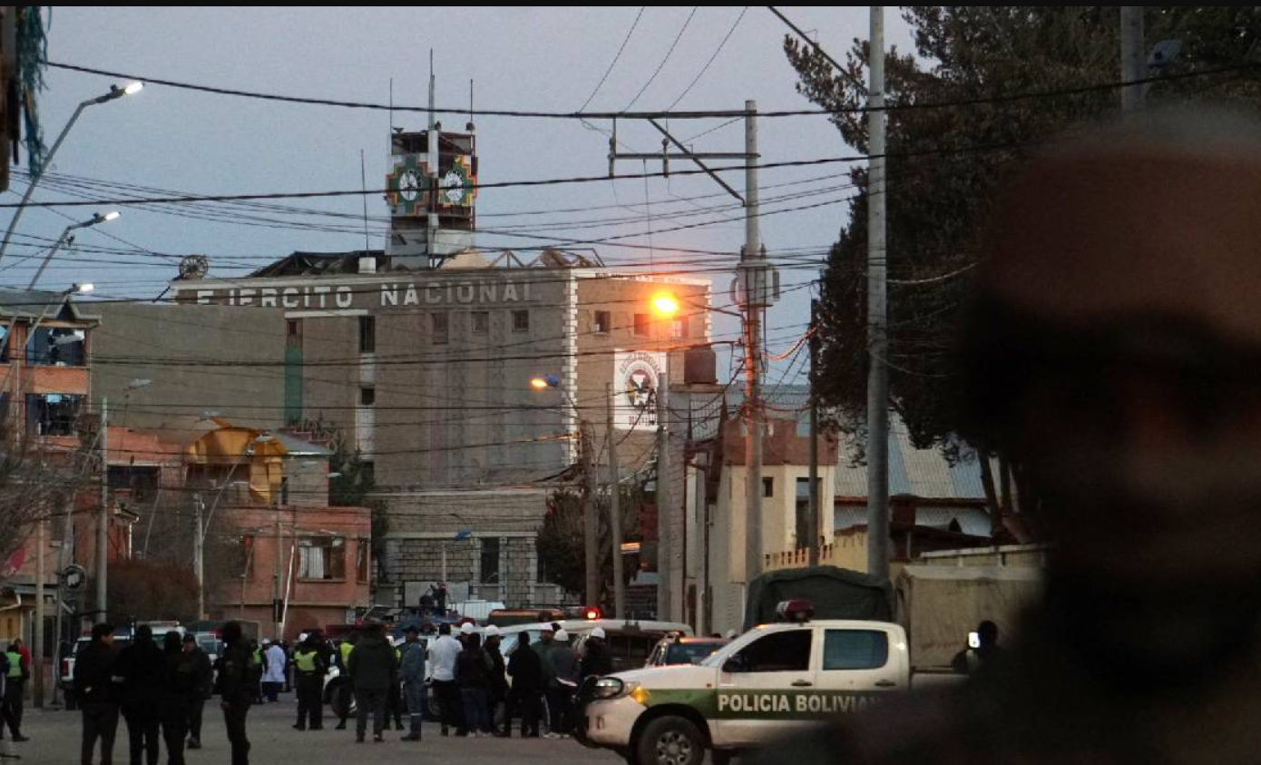 Explosiones en cuartel militar de Bolivia