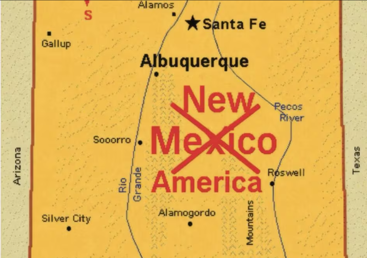 Trump sugiere cambiar el nombre de Nuevo México a “Nueva América”