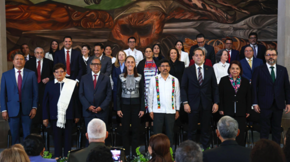 Sheinbaum asiste al primer informe de la Suprema Corte de Justicia de la Nación