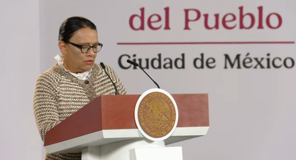 Rosa Icela Rodríguez informa que 13 mil 157 armas de fuego han sido canjeadas