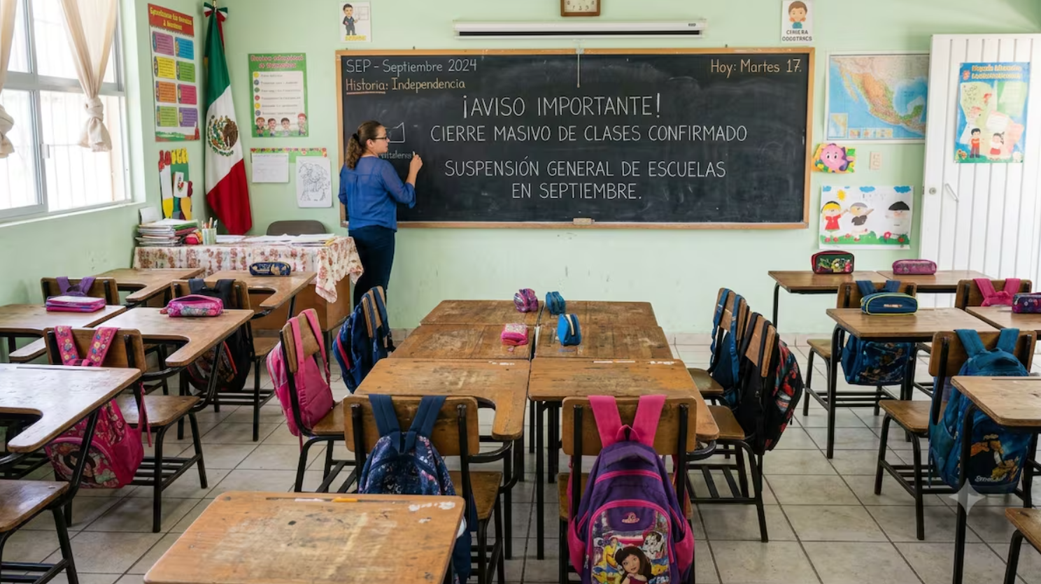 SEP confirma cierre masivo de escuelas