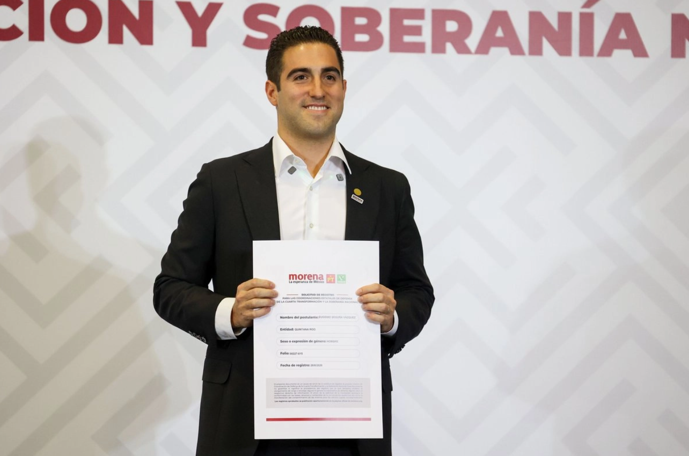Eugenio 'Gino' Segura es designado por Morena como coordinador de la 4T para Quintana Roo