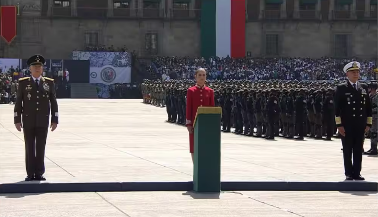Sheinbaum encabeza Desfile Militar