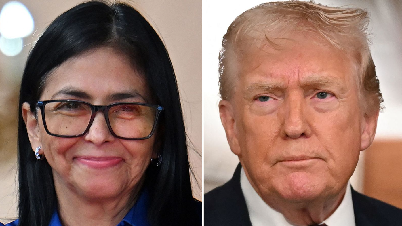 Trump se reunirá con Delcy Rodríguez en Nueva York, anuncia la Casa Blanca