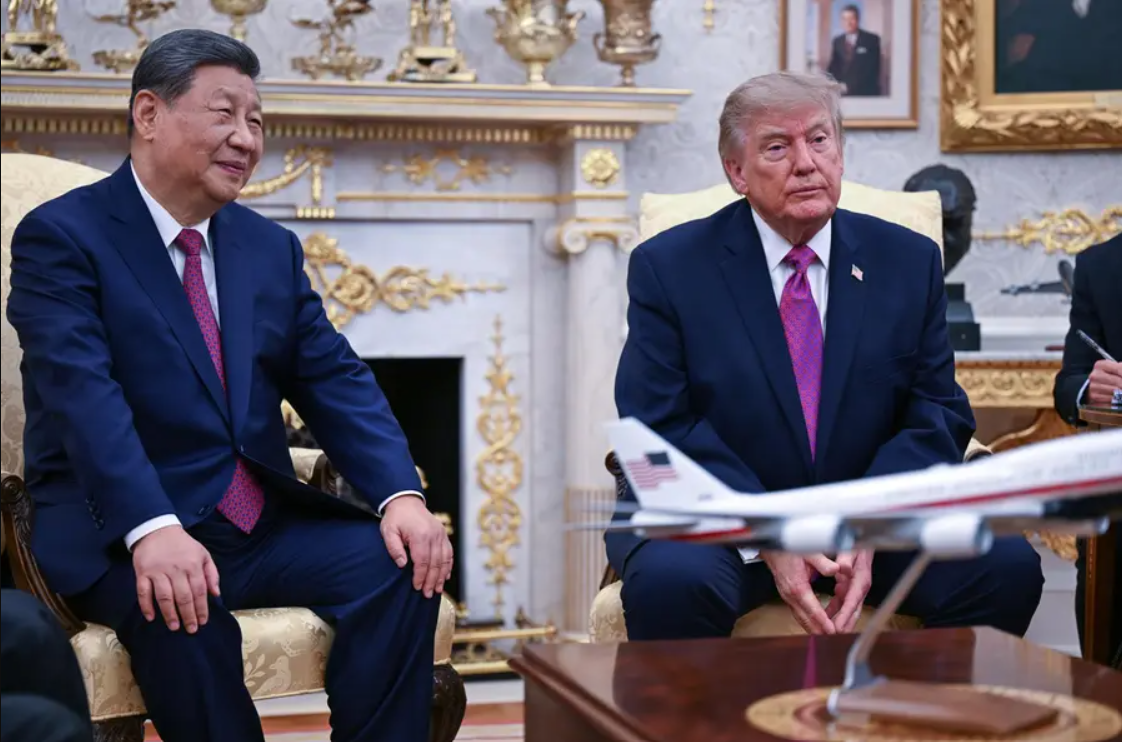 Donald Trump recibió a Xi Jinping en la Casa Blanca