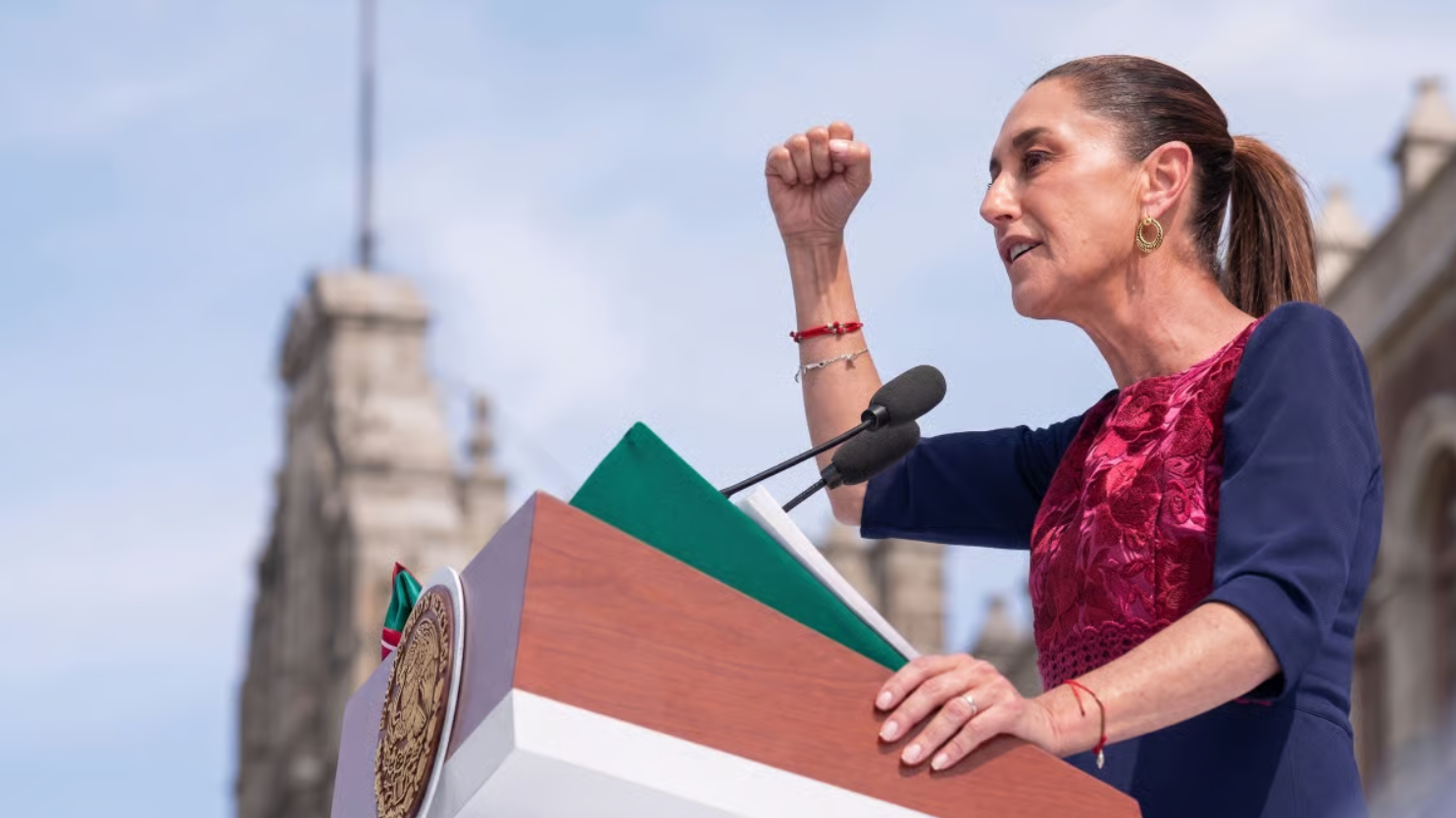 Sheinbaum alista cierre de gira de rendición de cuentas en el Zócalo capitalino