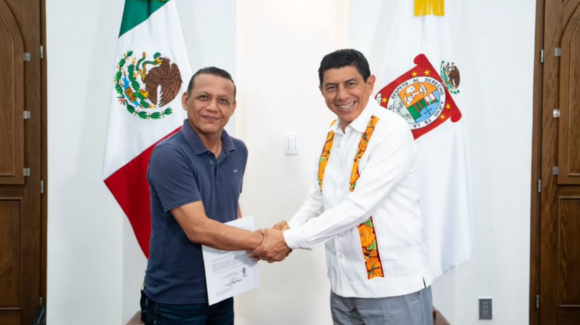Gobernador de Oaxaca designa a Francisco Vásquez comisionado en Juchitán tras desaparición del Ayuntamiento