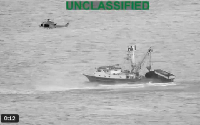 Comando Sur de Estados Unidos intercepta estacion flotante vinculada a 'Los Choneros'.