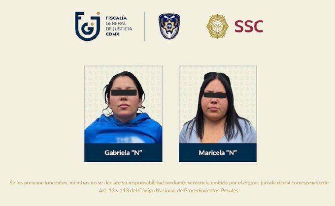 Vinculan a proceso a dos mujeres por narcomenudeo en la alcaldía Cuauhtémoc de la CDMX.