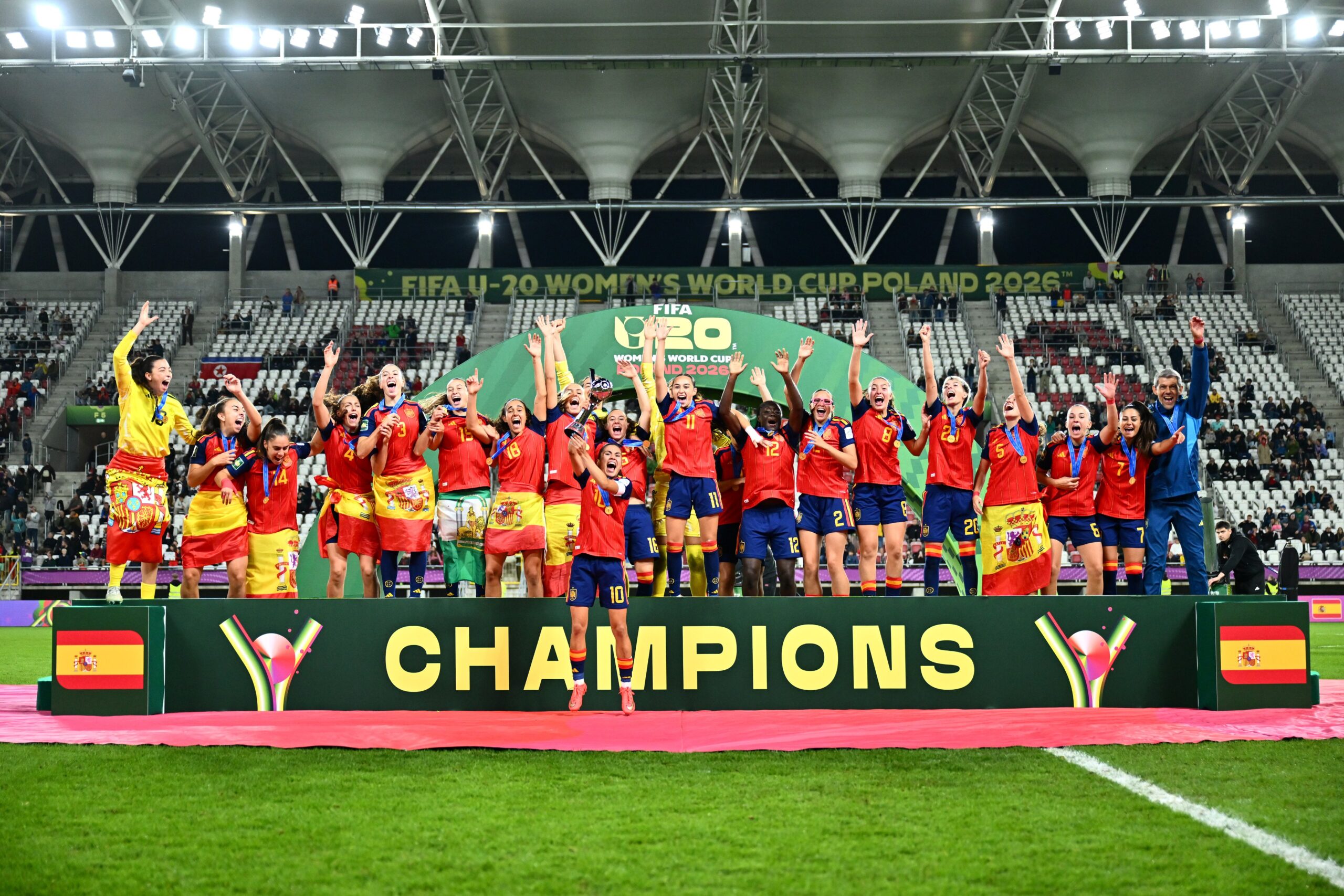 España vence a Corea del Norte en penales y es bicampeona del mundo sub-20 femenil.