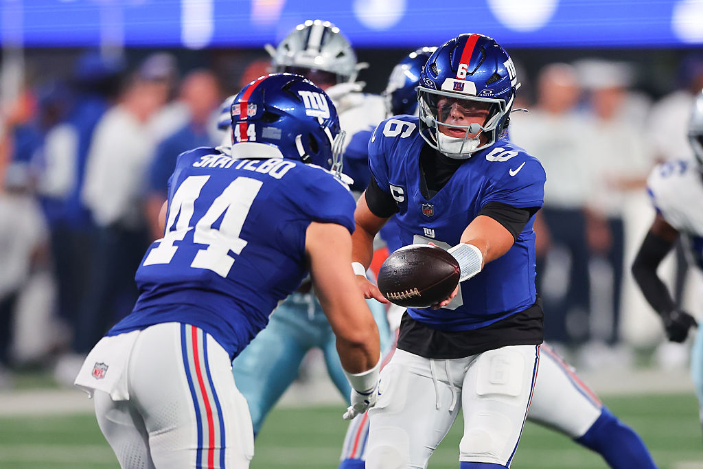 Giants salen golpeados del Monday Night Football; Jaxon Dart, Malik Nabers y Brian Burns encienden las alarmas