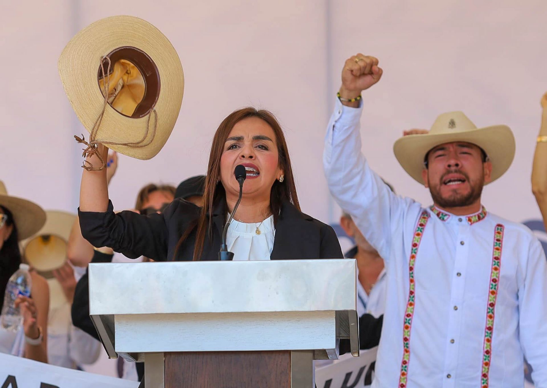 Grecia Quiroz pide a la FGR atraer investigación por asesinato de Carlos Manzo.