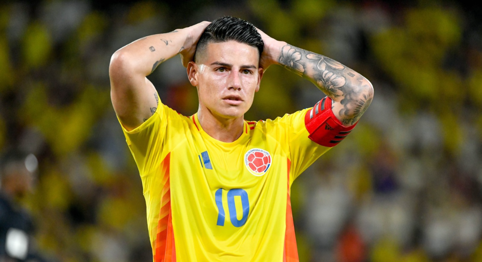 James Rodríguez anuncia su retiro de la selección de Colombia tras 15 años y 131 partidos.