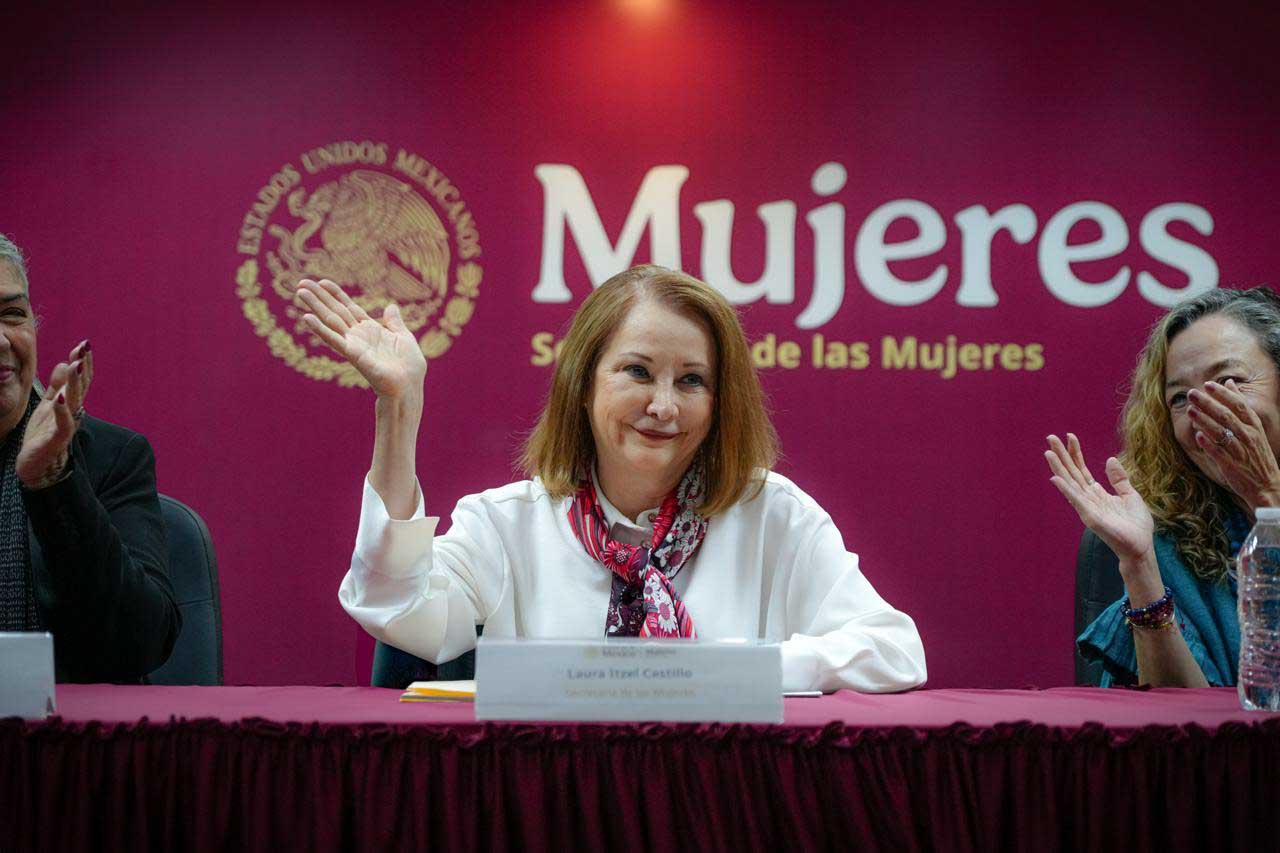Laura Itzel Castillo asume Secretaría de las Mujeres tras meses de vacancia.