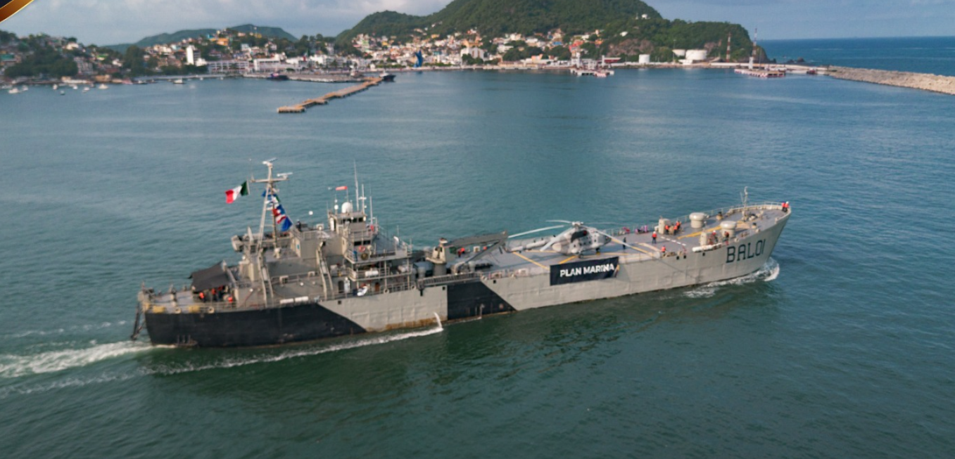 Marina activa operativo por huracán Polo: despliega 2,923 elementos y 111 refugios en Baja California Sur.