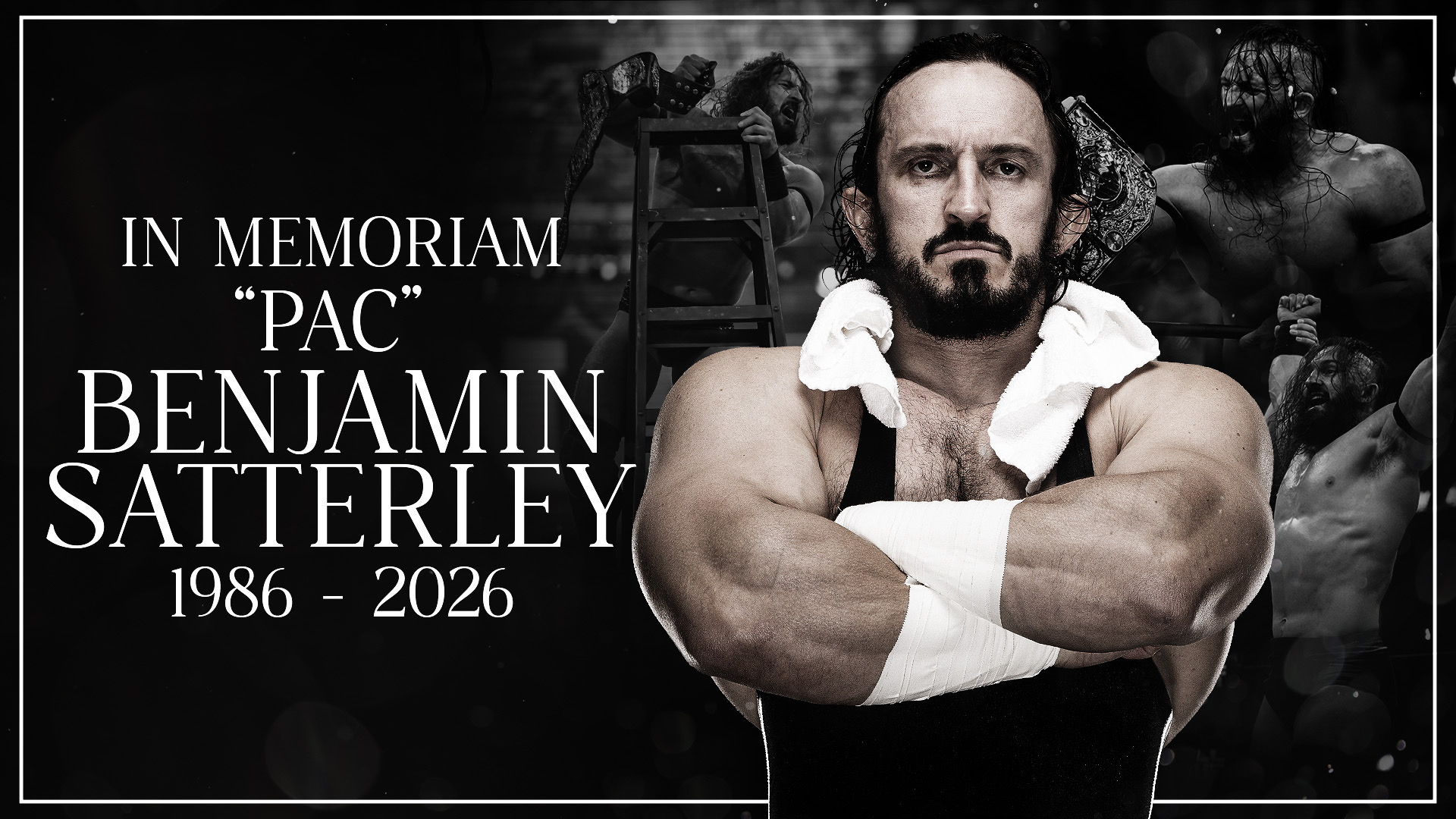 AEW despide al luchador PAC con emotivo homenaje tras su fallecimiento.