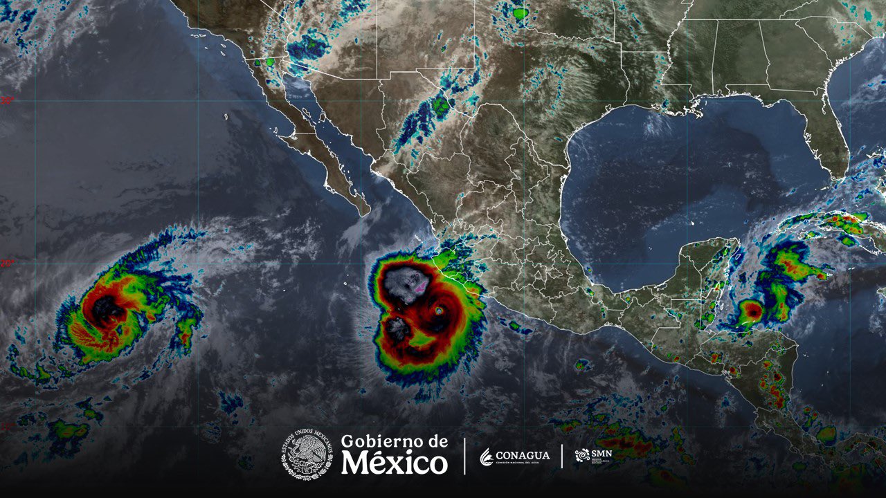 Huracán ‘Polo’ podría tocar tierra dos veces en México, primero en BCS y después en Sonora.