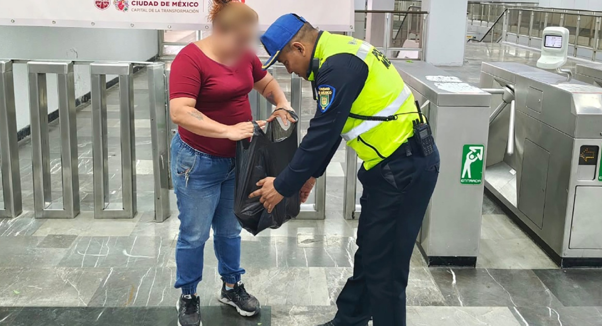 Asegura policía de la Ciudad de México 439 kilos de pirotecnia en el Metro