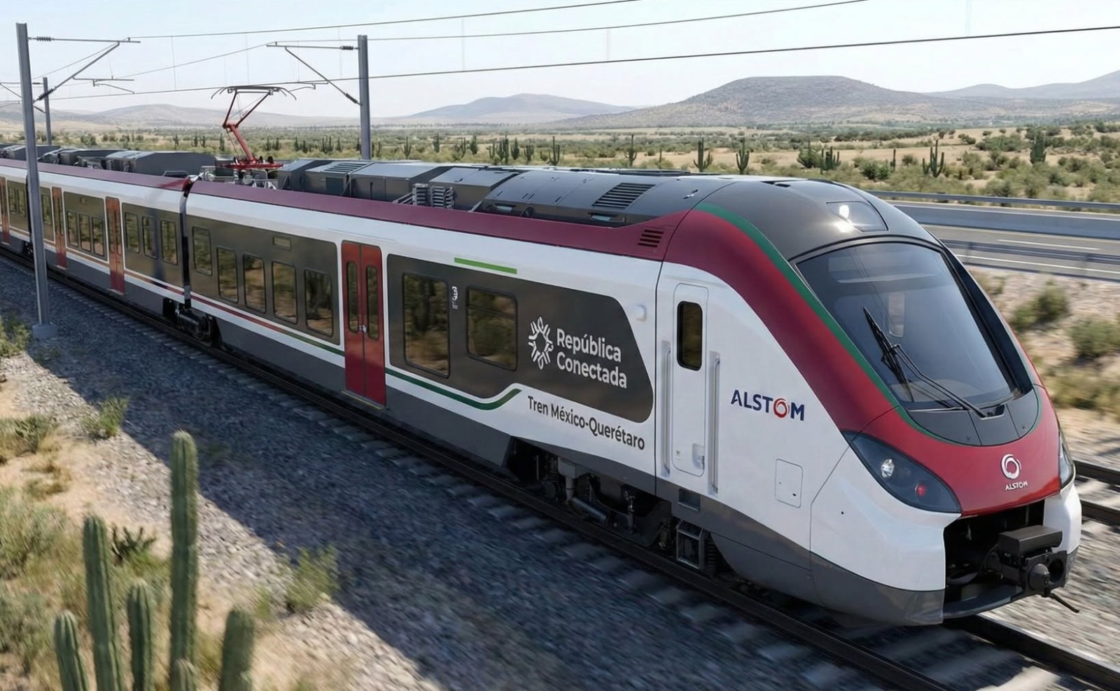 Trenes de la Ciudad de México a Pachuca y Querétaro muestran avances del 45% y 31%
