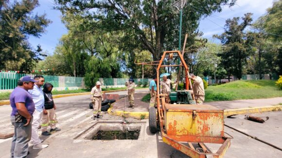 CDMX: Realizan obras de desazolve en el Deportivo Carmen Serdán de la Gustavo A. Madero