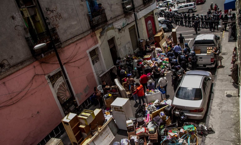Combate al despojo en Ciudad de México: 300 detenidos y 72% de casos atendidos