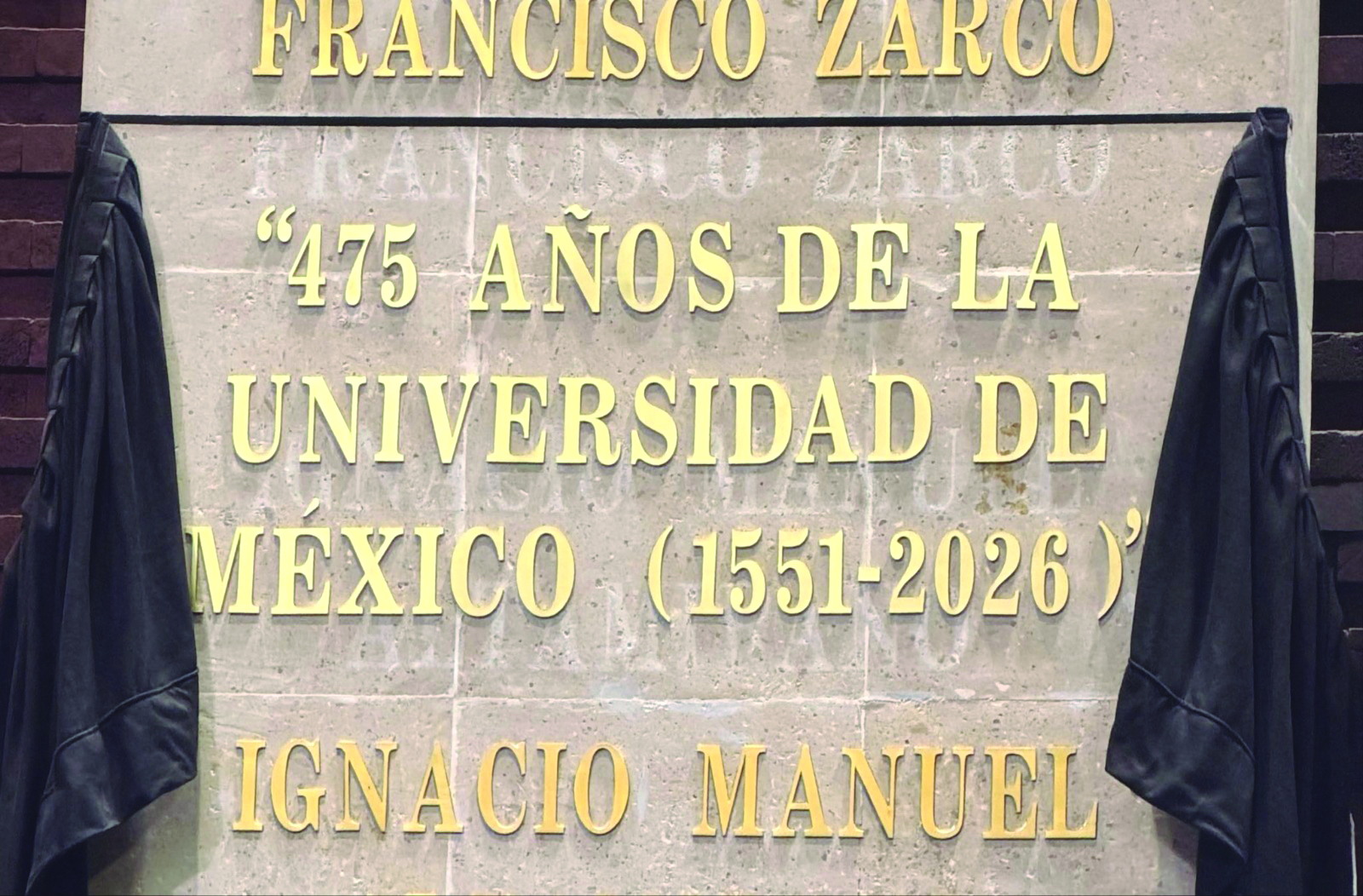 Celebran 475 años de la Universidad de México en San Lázaro