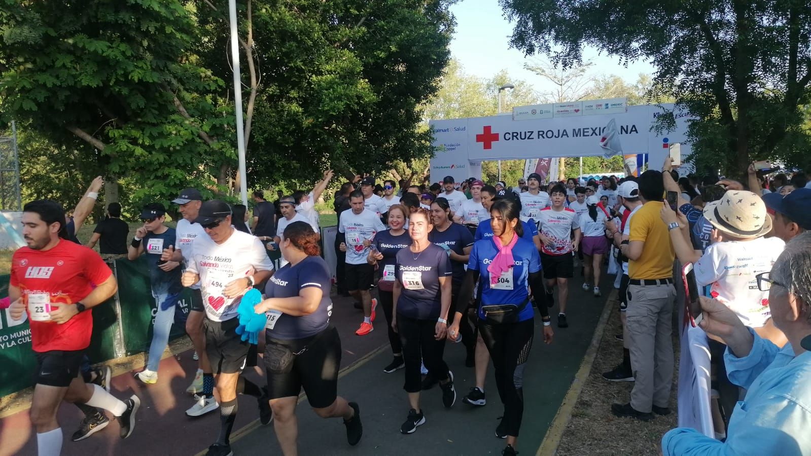 Gran participación en la carrera