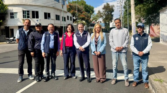 Concluyen repavimentación de calle Museo, entre Tlalpan e Hidalgo, en la alcaldía Coyoacán