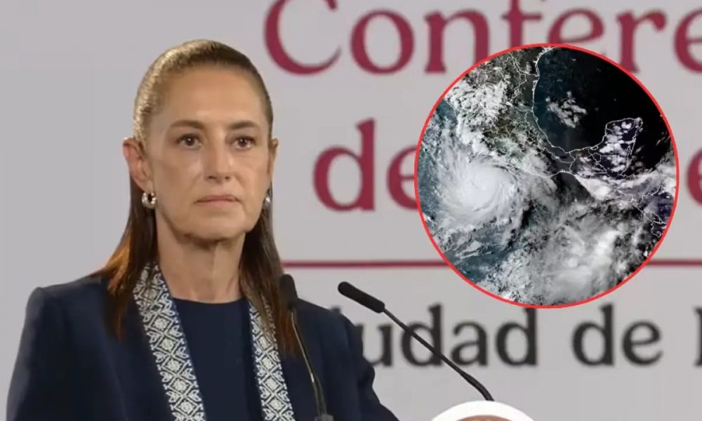 Sheinbaum alerta por impacto del huracán ‘Polo’ en Baja California Sur y su avance hacia Sonora este martes