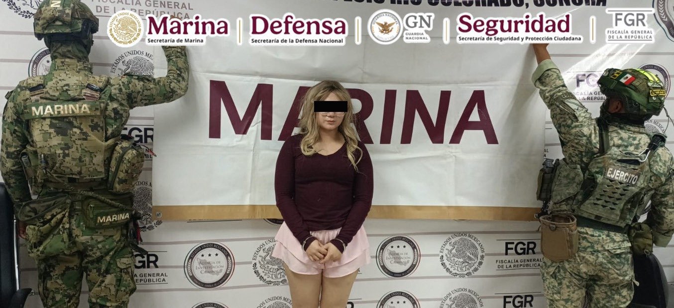 Detienen en Sonora a estadunidense señalada por tráfico de armamento para el Cártel de Sinaloa.