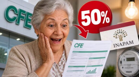 Inapam aclara si existe descuento de 50% en el recibo de CFE para adultos mayores