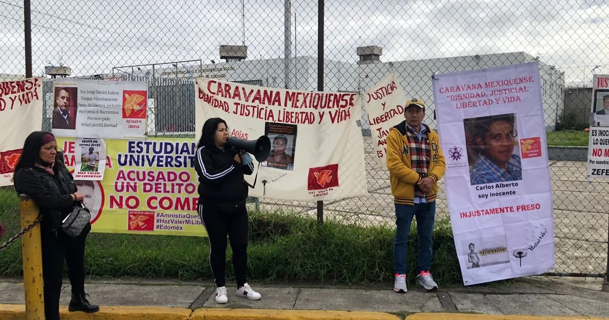 Colectivo pide a Delfina Gómez incluir a más de 19 mil presos inocentes del Edomex en fallo de la SCJN