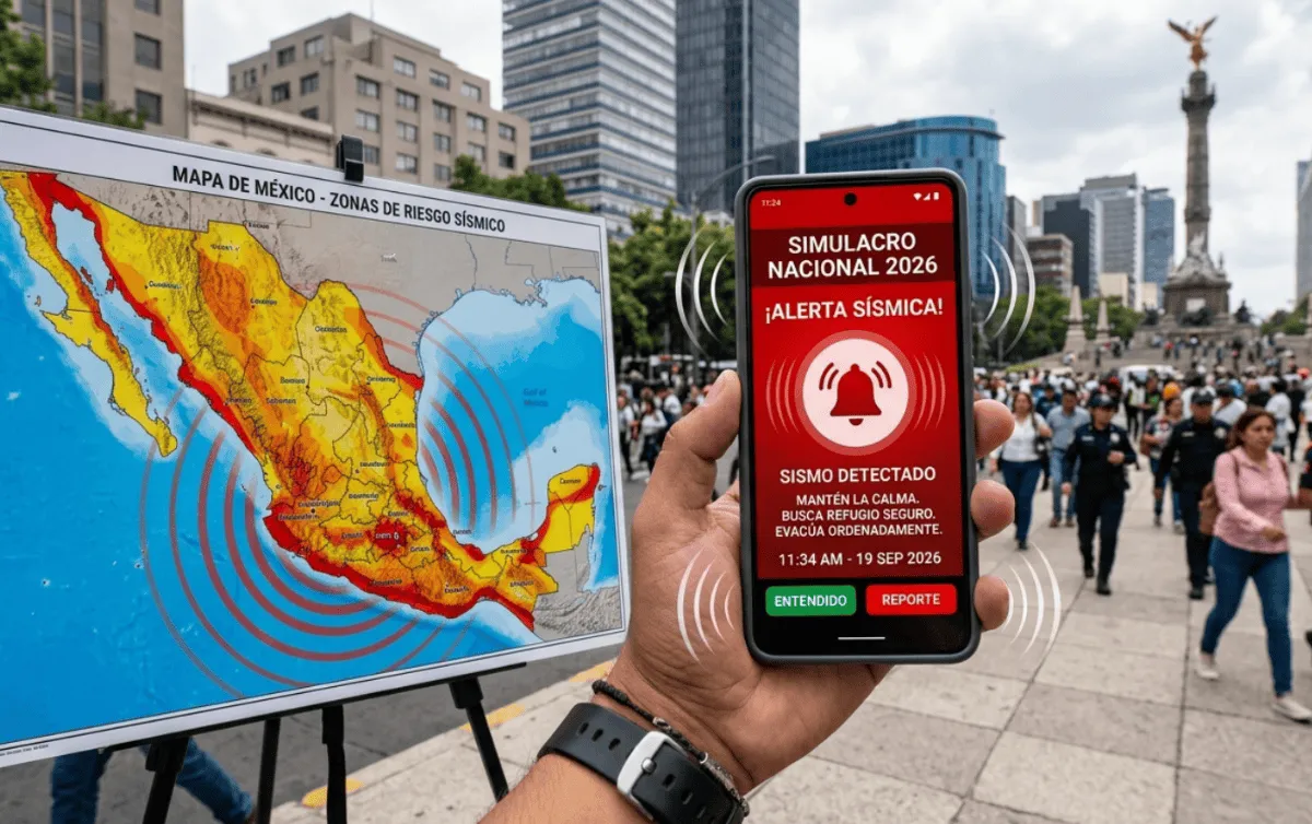 Alerta sísmica sonará por primera vez en más de 80 millones de celulares durante el Simulacro Nacional