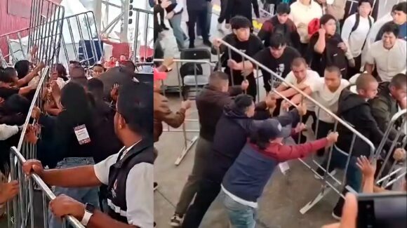 VIDEO: Normalistas irrumpen en evento de Claudia Sheinbaum en Pachuca, Hidalgo