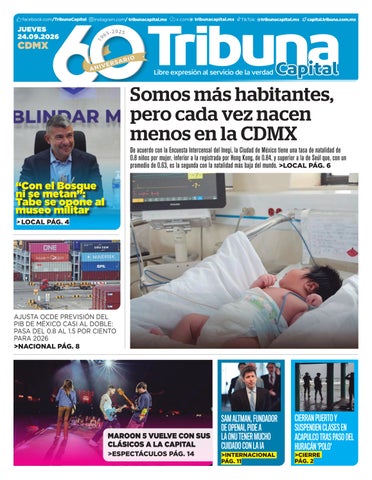 Cubierta de la versión impresa del 23 Sep 2026