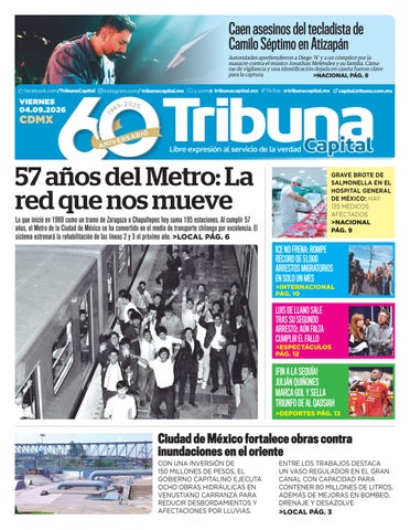 Cubierta de la versión impresa del 03 Sep 2026