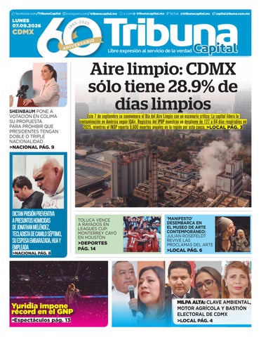 Cubierta de la versión impresa del 06 Sep 2026